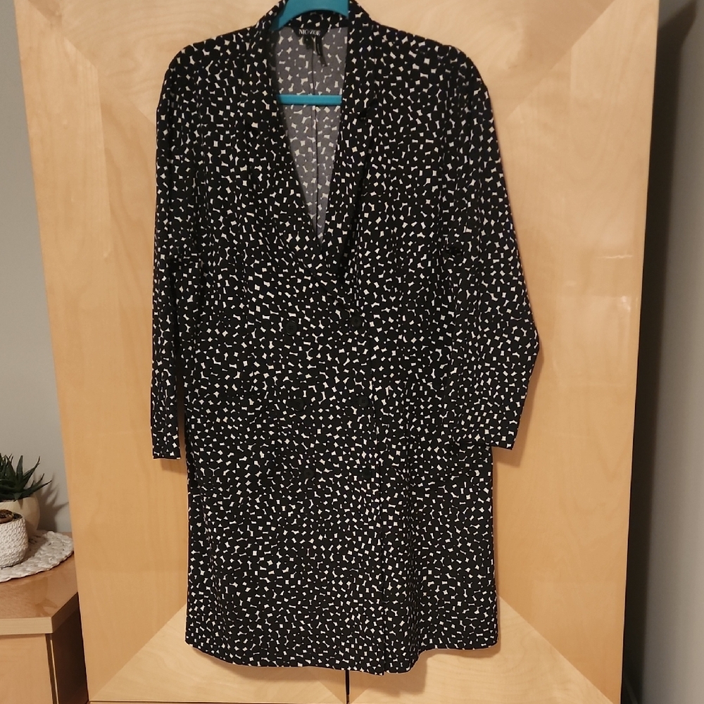 Nic + Zoe Double Breasted Shirt Dress Sz Large